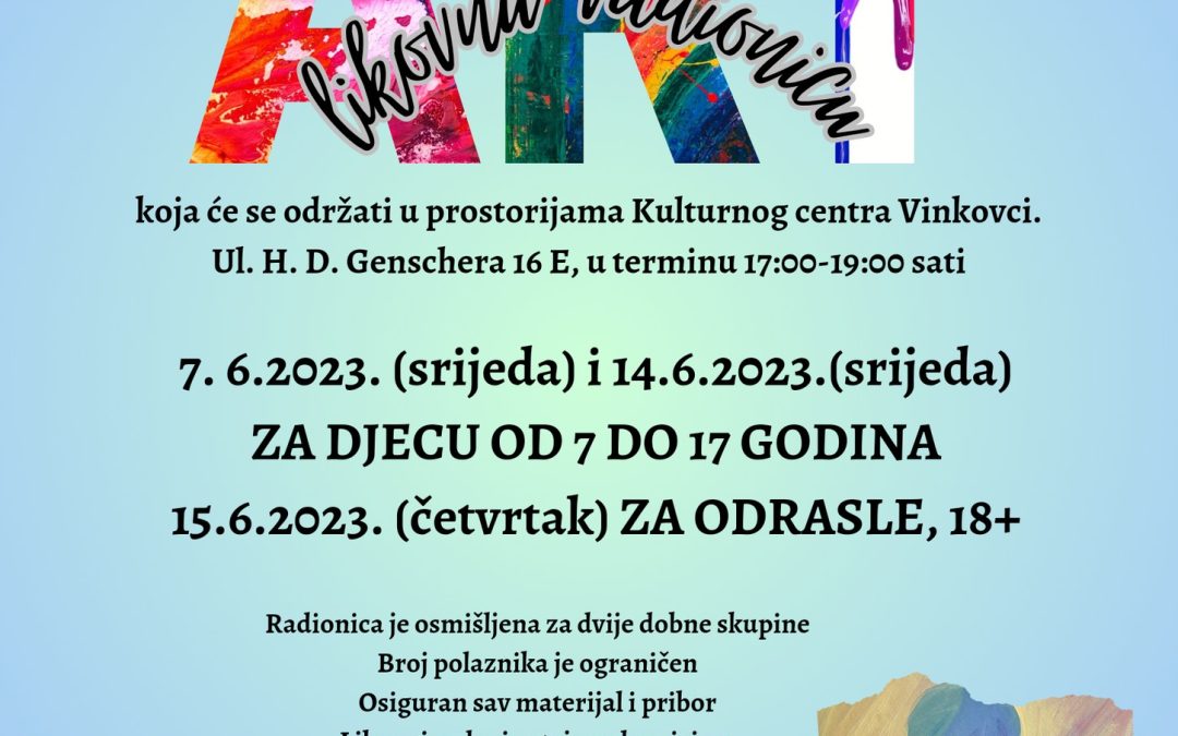 Art likovna radionica za djecu i za odrasle