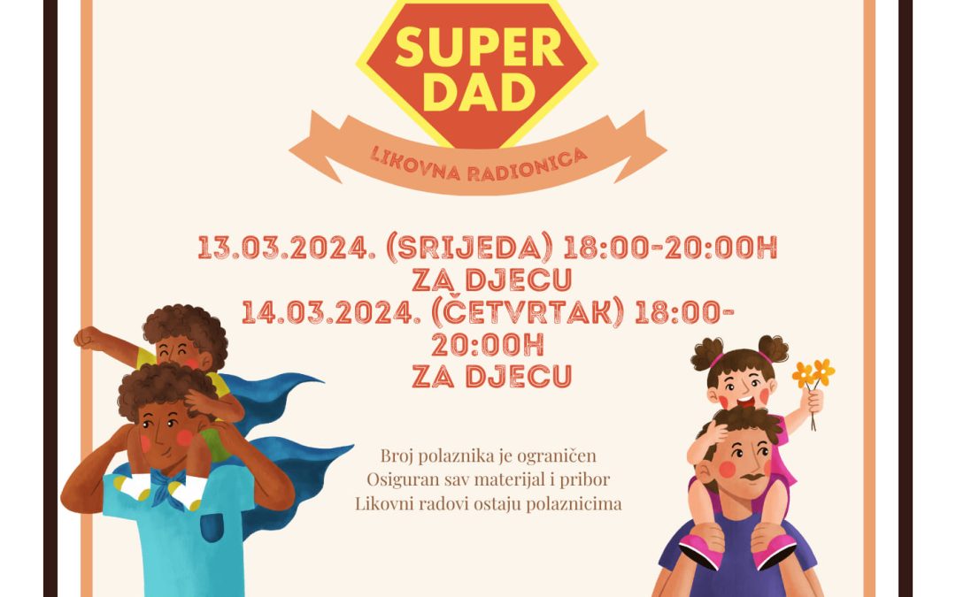 Likovna radionica SUPER DAD