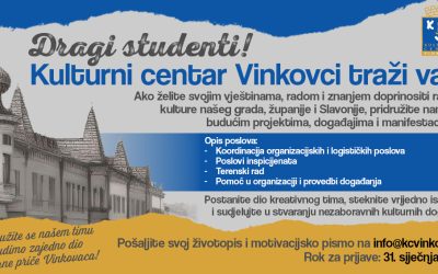 Poziv studentima: Stvori s nama kulturnu budućnost!