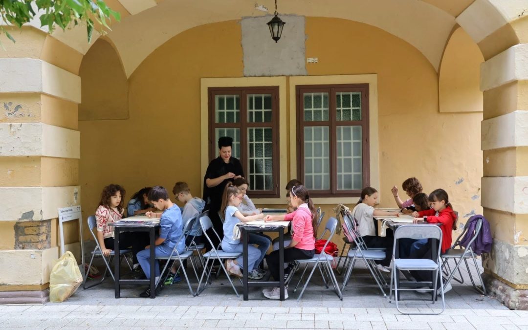 Likovna radionica za najmlađe u sklopu 1. festiVala Kulture na uliCI